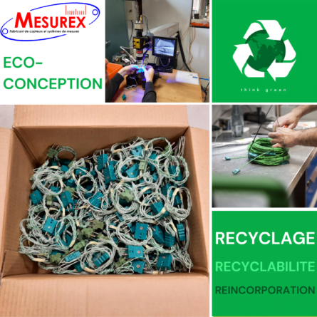 MESUREX a intégré la démarche positive d'eco-conception, pour la planète et pour le portefeuille de ses clients